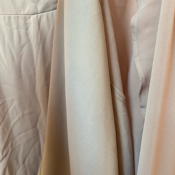 Show Me Your Mumu Shannon One Shoulder Dress Size M Maxi Wedding Neutral Chic - Picture 7 of 10